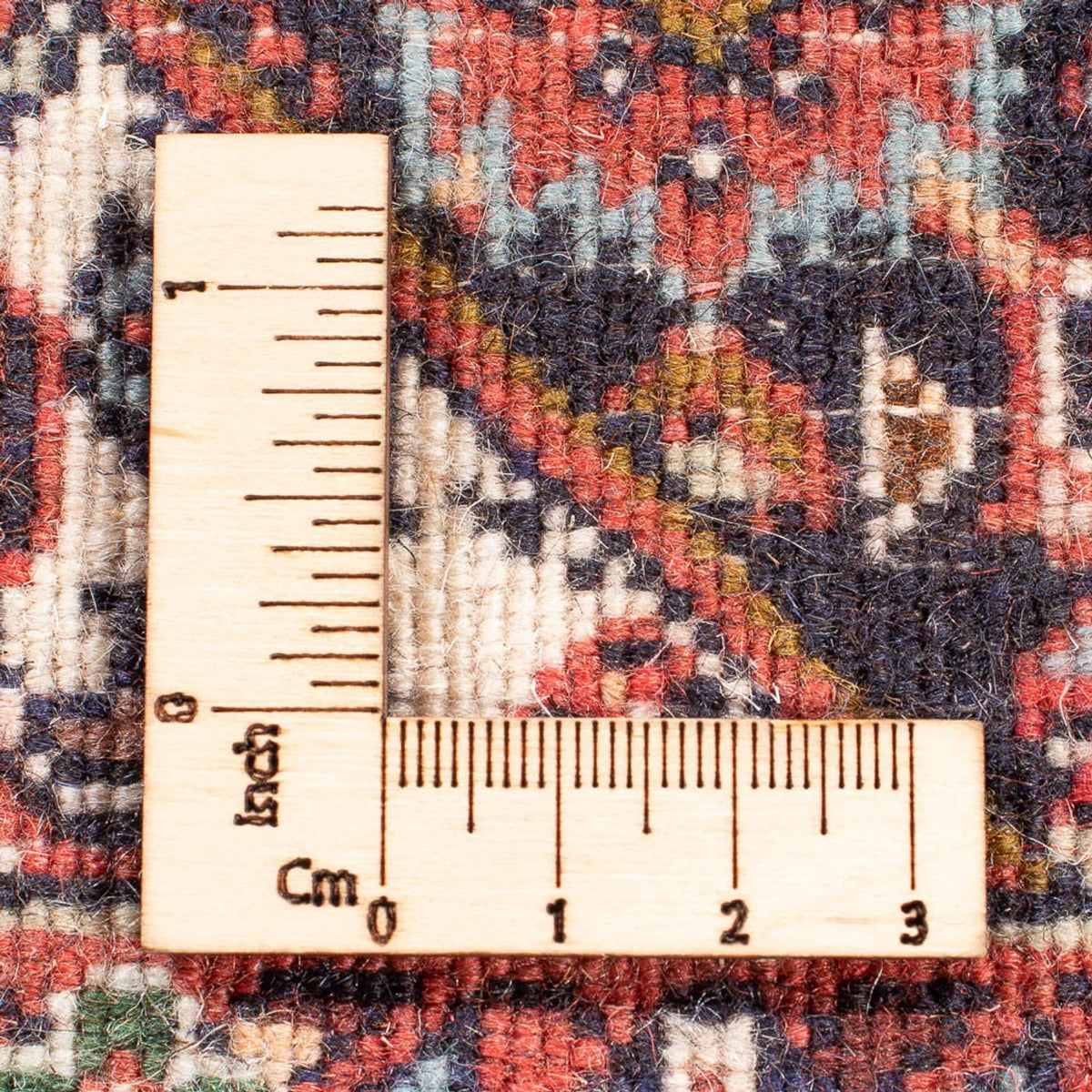 Tapis persan - Bidjar - 134 x 88 cm - rouge