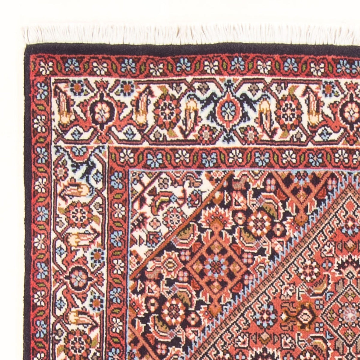 Tapis persan - Bidjar - 131 x 83 cm - rouge