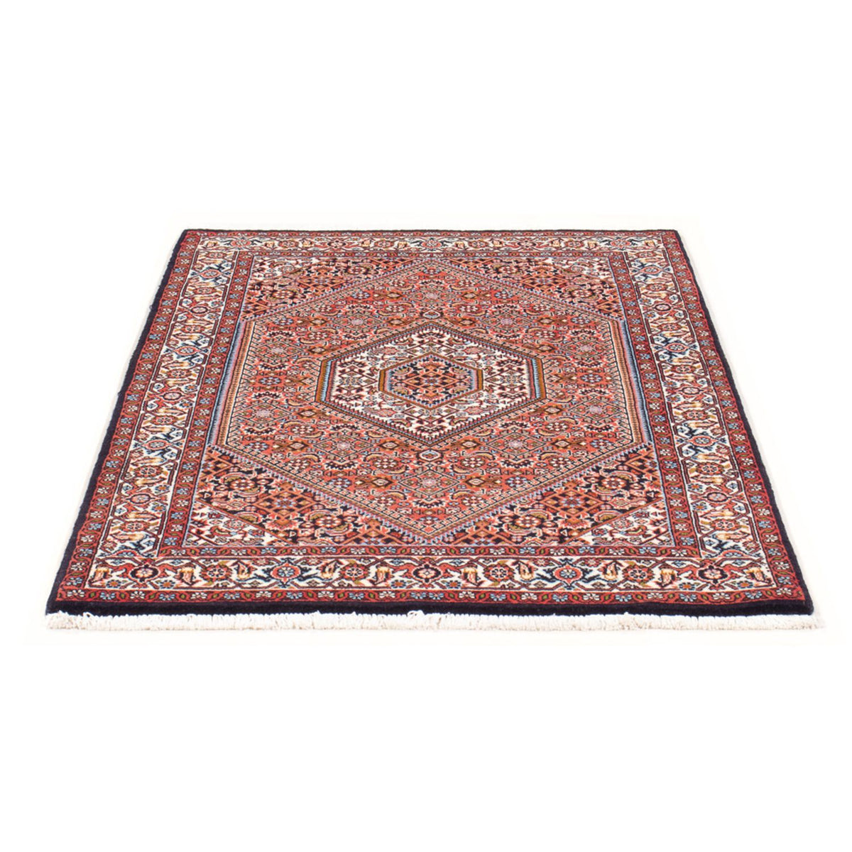 Tapis persan - Bidjar - 131 x 83 cm - rouge