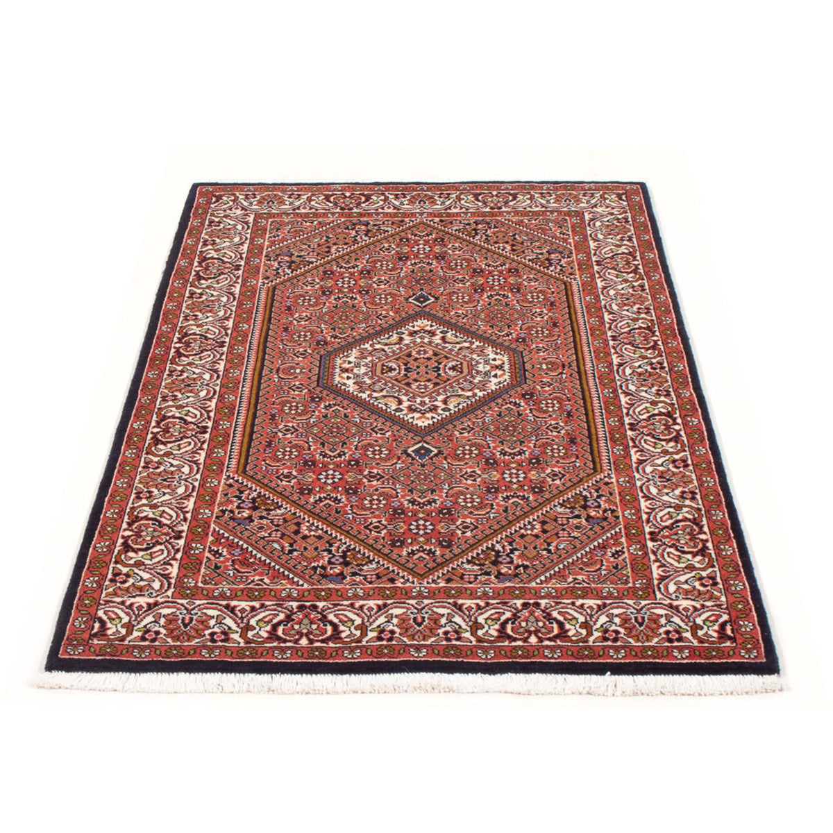Tapis persan - Bidjar - 140 x 83 cm - rouge