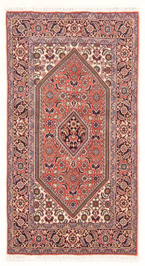 Tapis persan - Bidjar - 140 x 80 cm - rouge