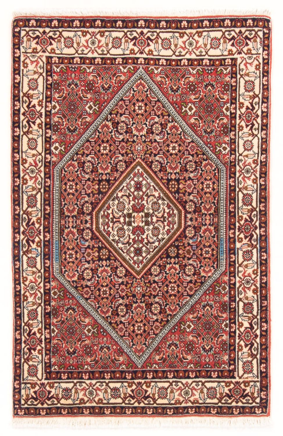 Tapis persan - Bidjar - 127 x 82 cm - rouge
