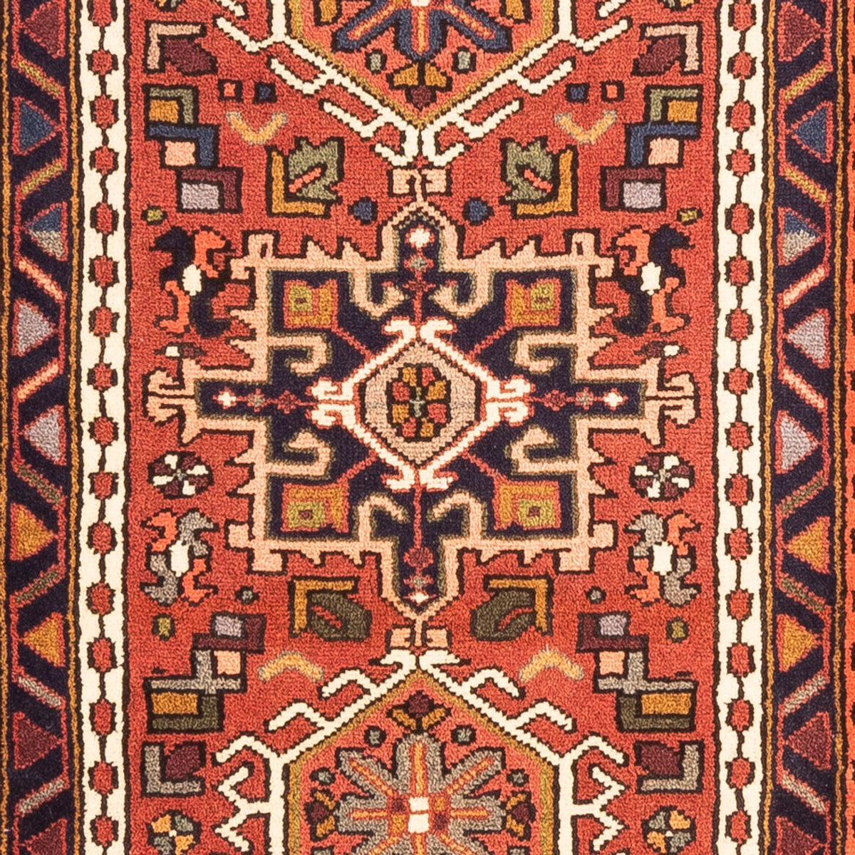 Tapis de couloir Tapis persan - Nomadic - 292 x 75 cm - rouge