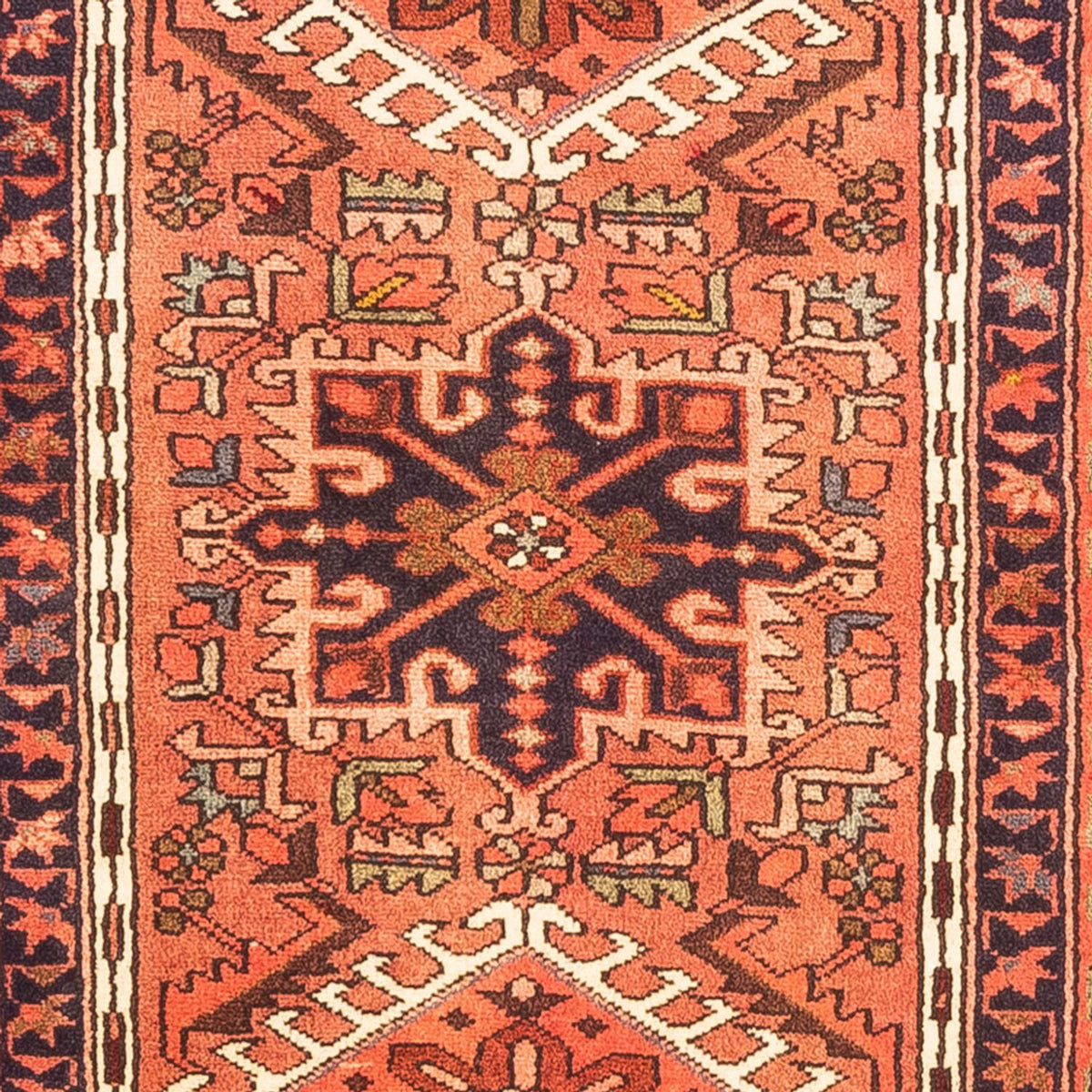 Tapis de couloir Tapis persan - Nomadic - 290 x 69 cm - rouge