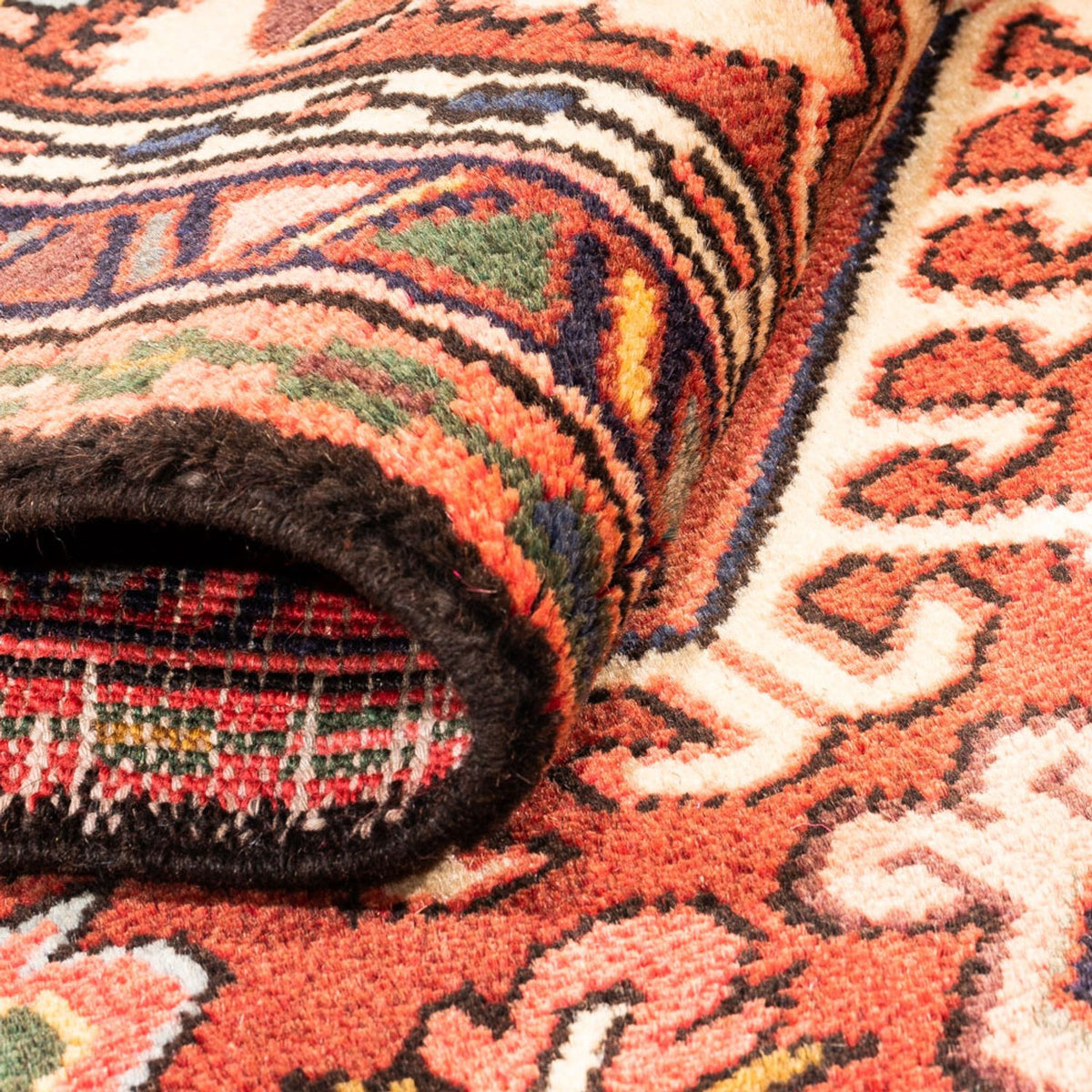 Tapis de couloir Tapis persan - Nomadic - 315 x 74 cm - rouge