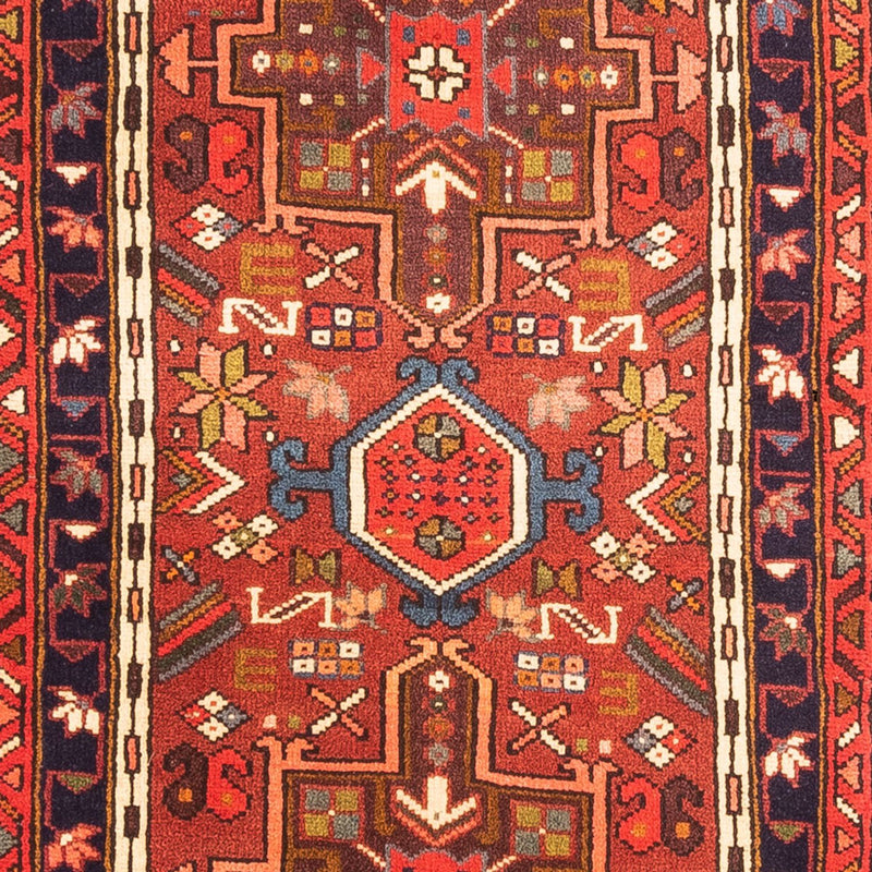 Tapis de couloir Tapis persan - Nomadic - 290 x 70 cm - rouge