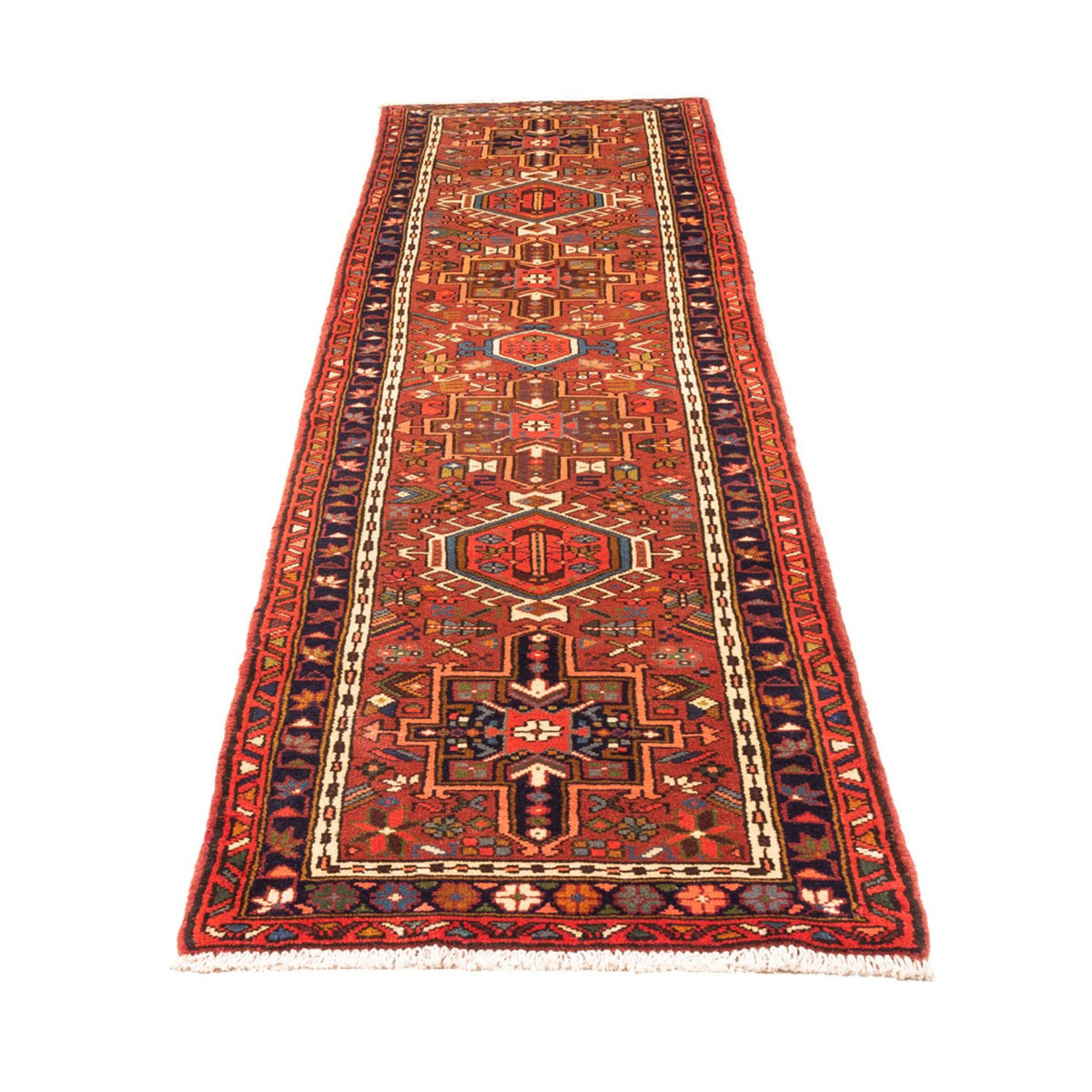 Tapis de couloir Tapis persan - Nomadic - 290 x 70 cm - rouge