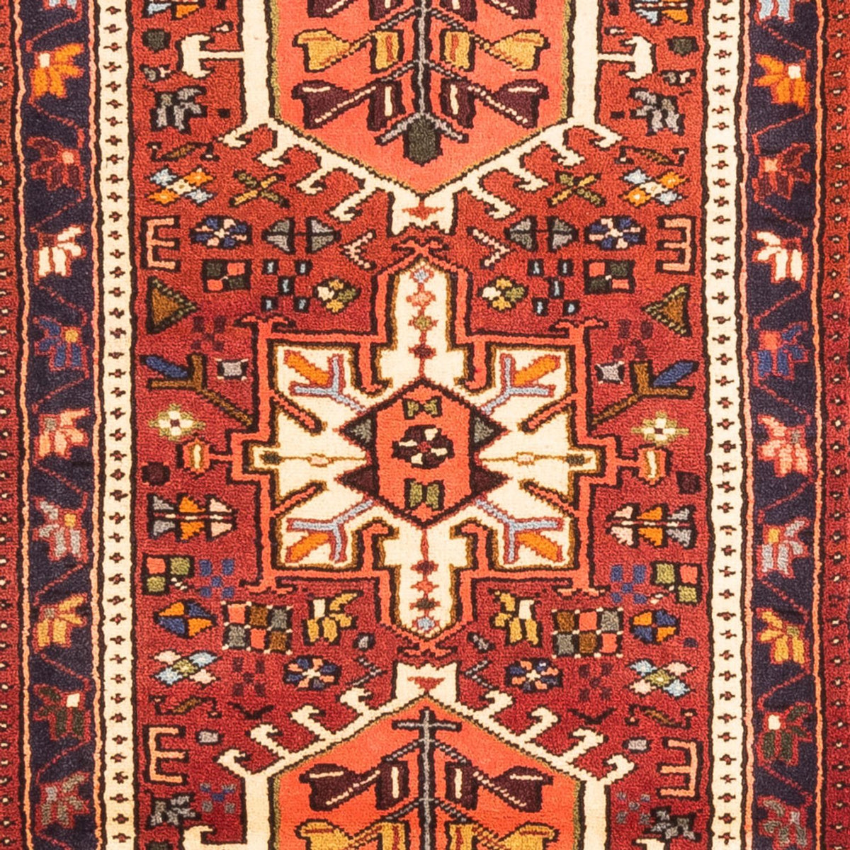 Tapis de couloir Tapis persan - Nomadic - 285 x 77 cm - rouge