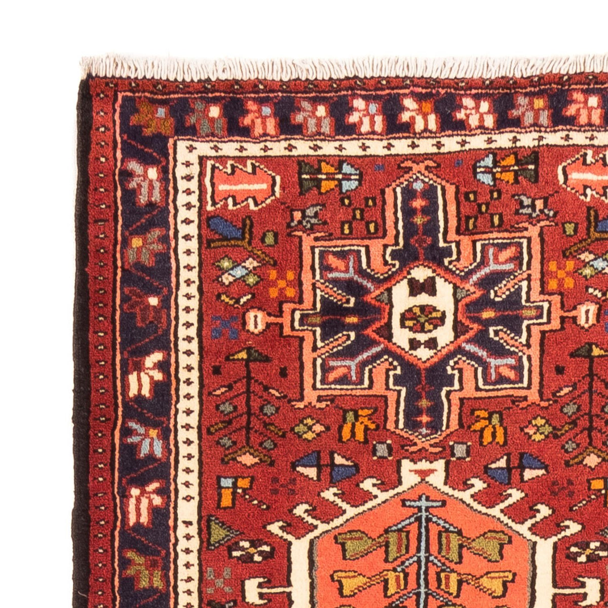 Tapis de couloir Tapis persan - Nomadic - 285 x 77 cm - rouge