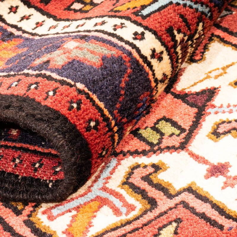 Tapis de couloir Tapis persan - Nomadic - 285 x 77 cm - rouge