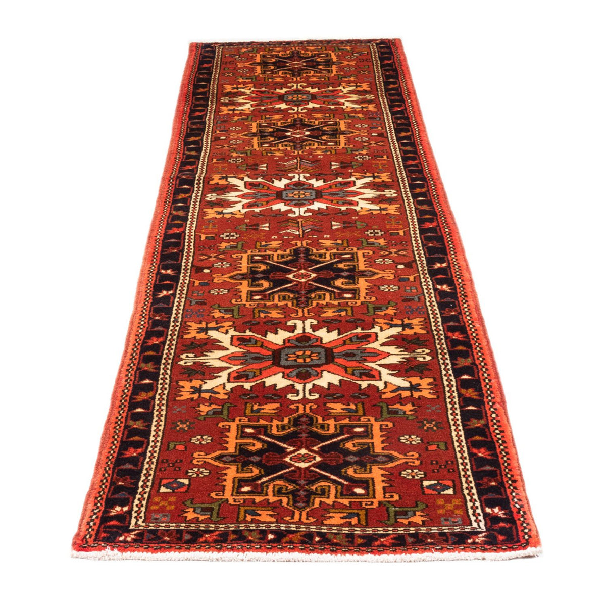 Tapis de couloir Tapis persan - Nomadic - 275 x 70 cm - rouge