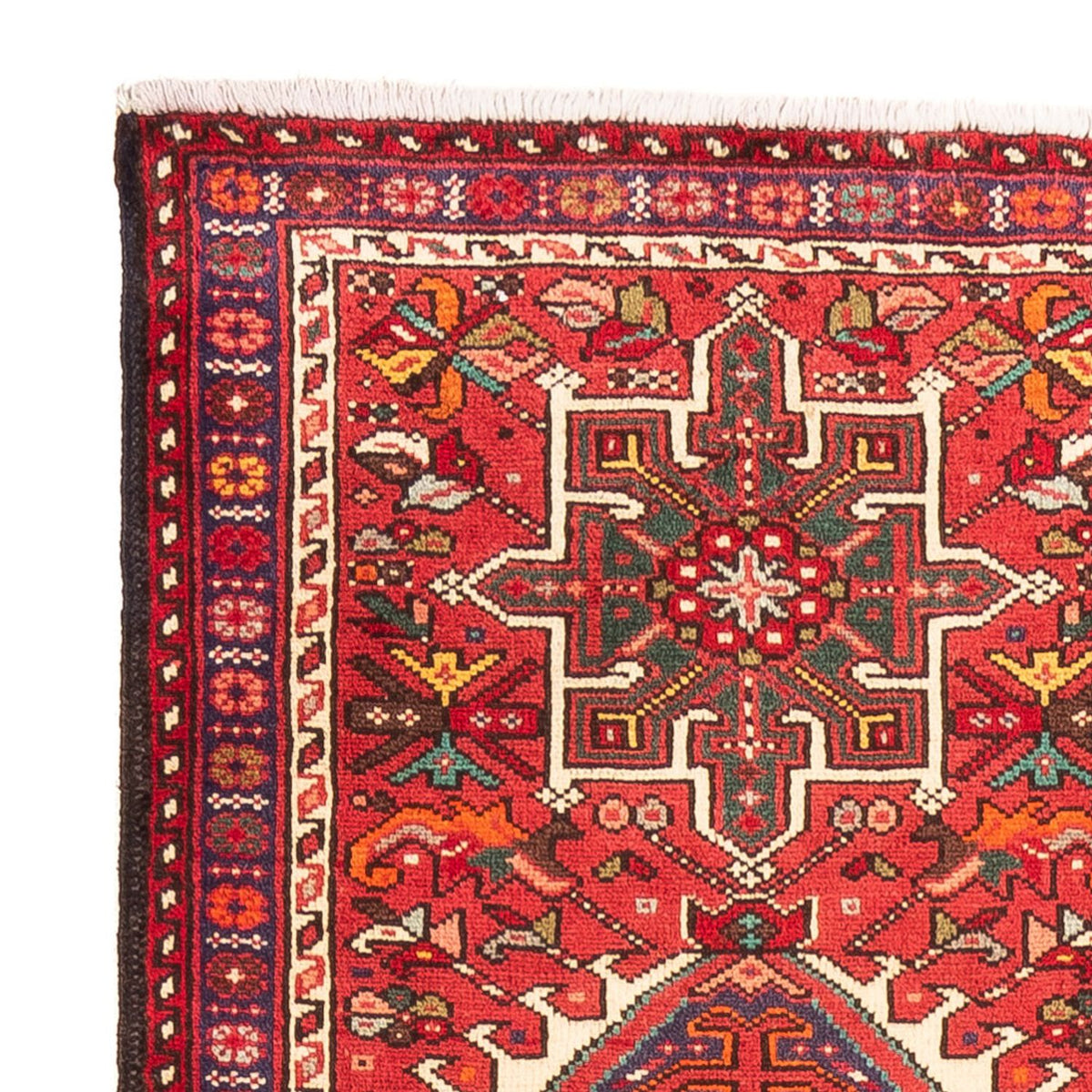 Tapis de couloir Tapis persan - Nomadic - 257 x 72 cm - rouge