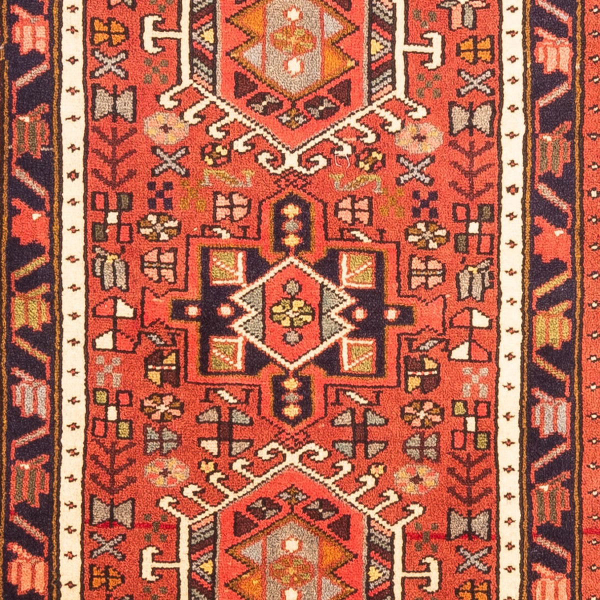 Tapis de couloir Tapis persan - Nomadic - 293 x 73 cm - rouge