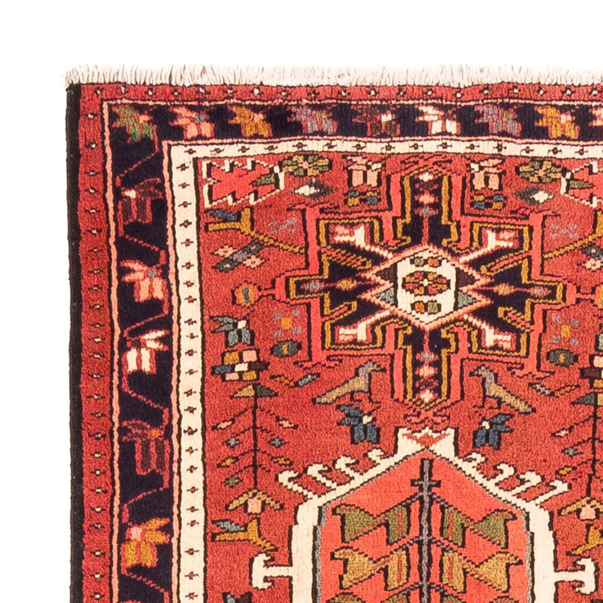 Tapis de couloir Tapis persan - Nomadic - 287 x 84 cm - rouge