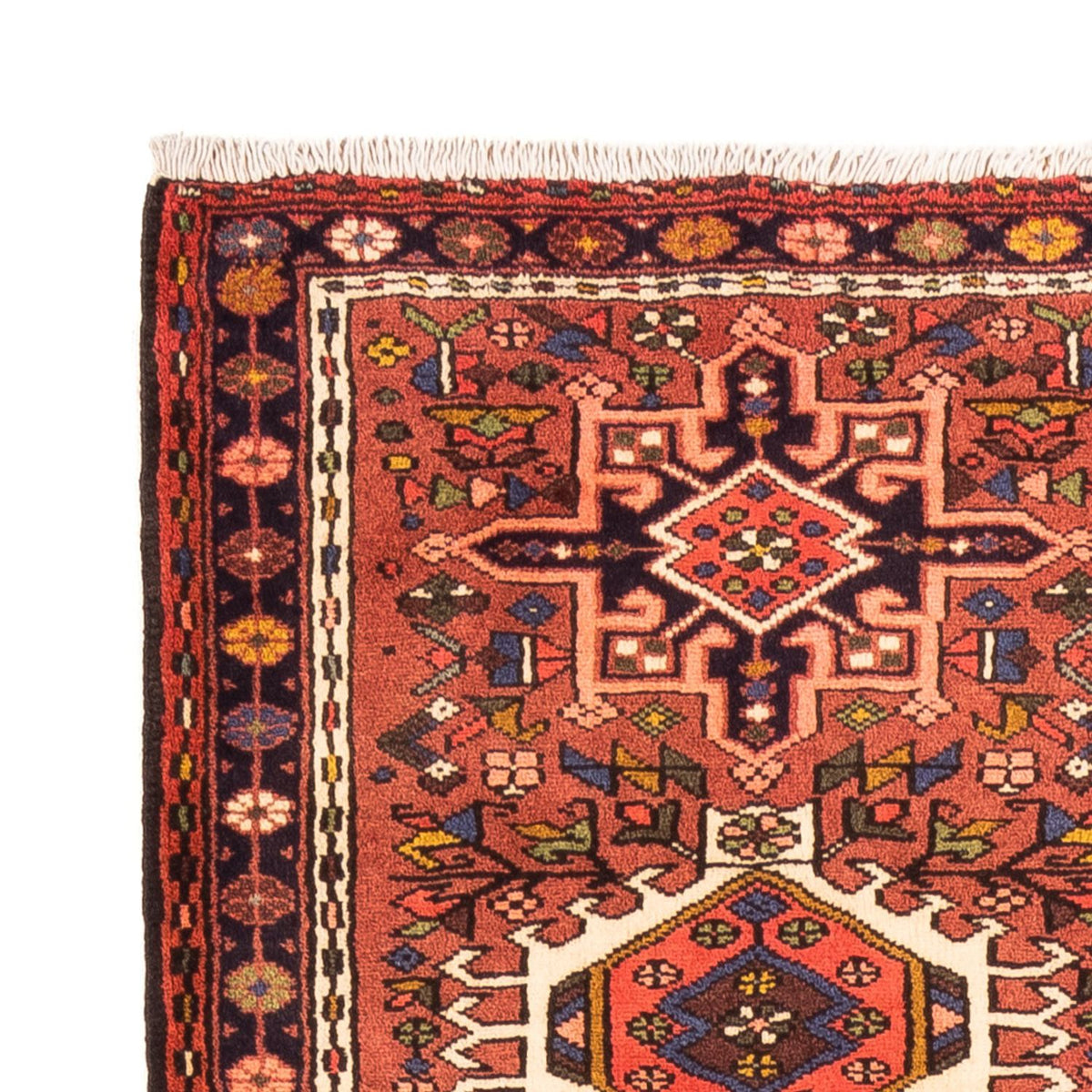 Tapis de couloir Tapis persan - Nomadic - 290 x 79 cm - rouge