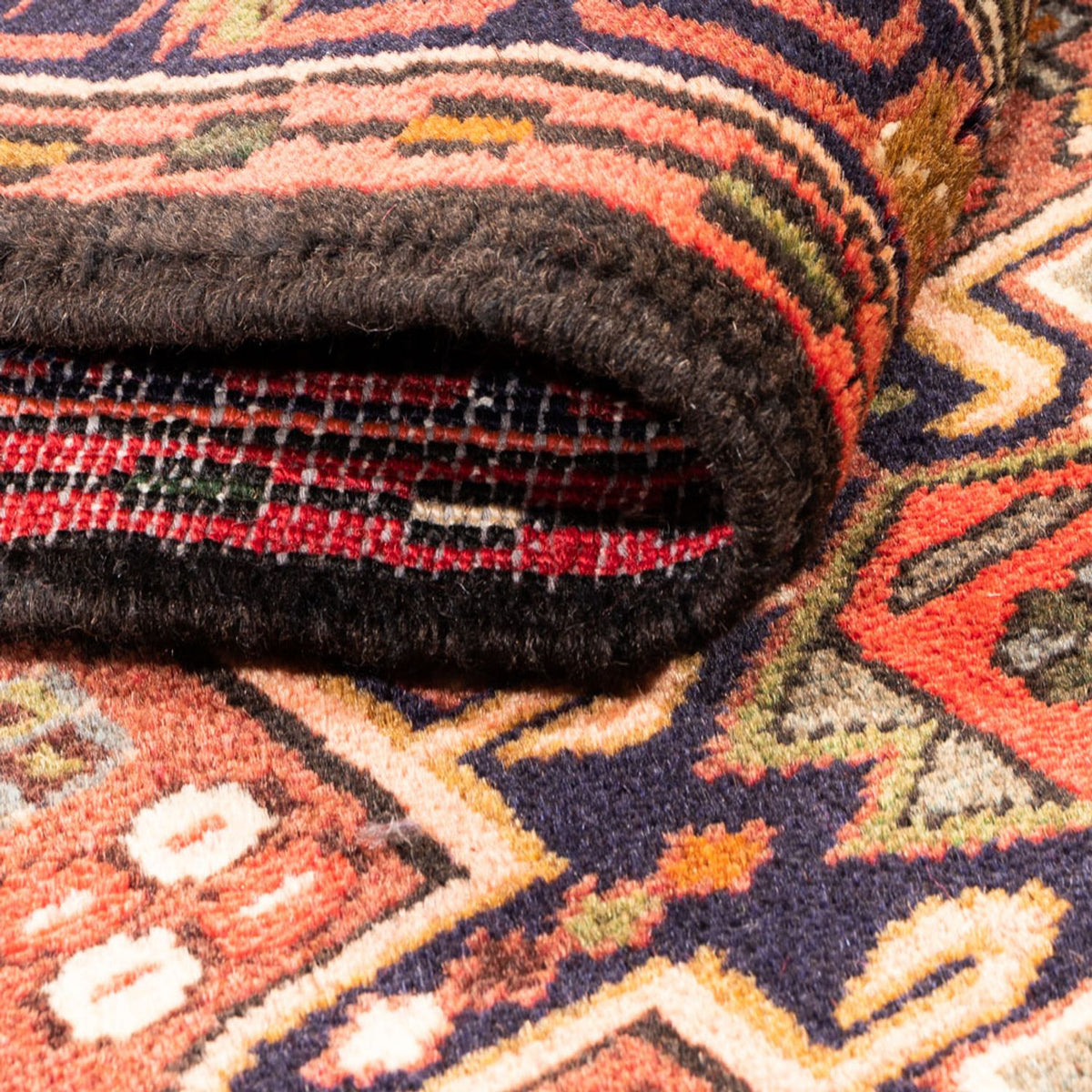 Tapis de couloir Tapis persan - Nomadic - 288 x 75 cm - rouge