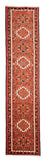 Tapis de couloir Tapis persan - Nomadic - 293 x 72 cm - rouge