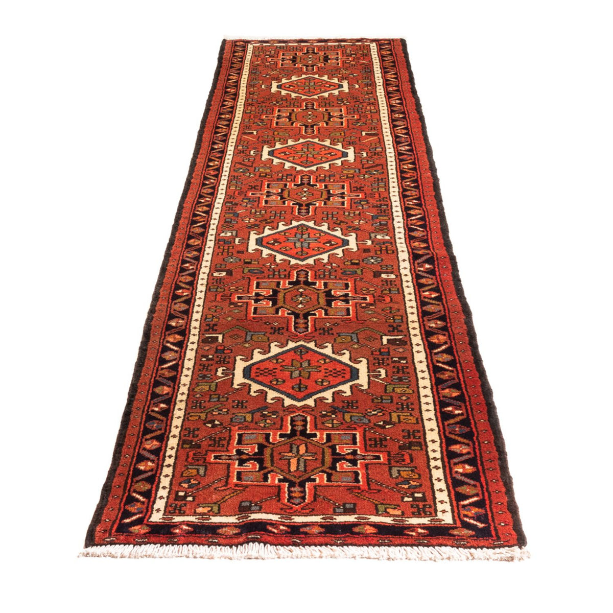 Tapis de couloir Tapis persan - Nomadic - 293 x 72 cm - rouge