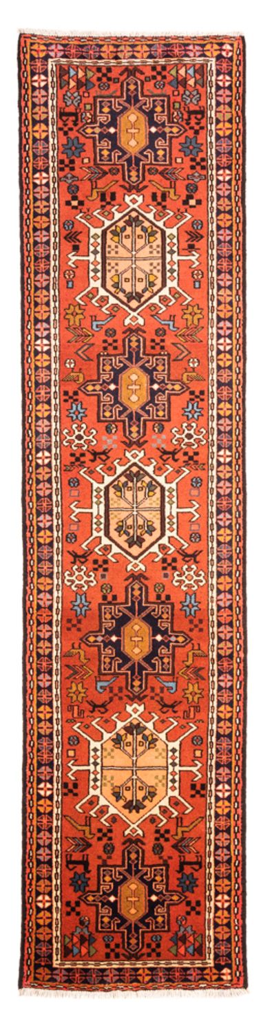 Tapis de couloir Tapis persan - Nomadic - 296 x 70 cm - rouge
