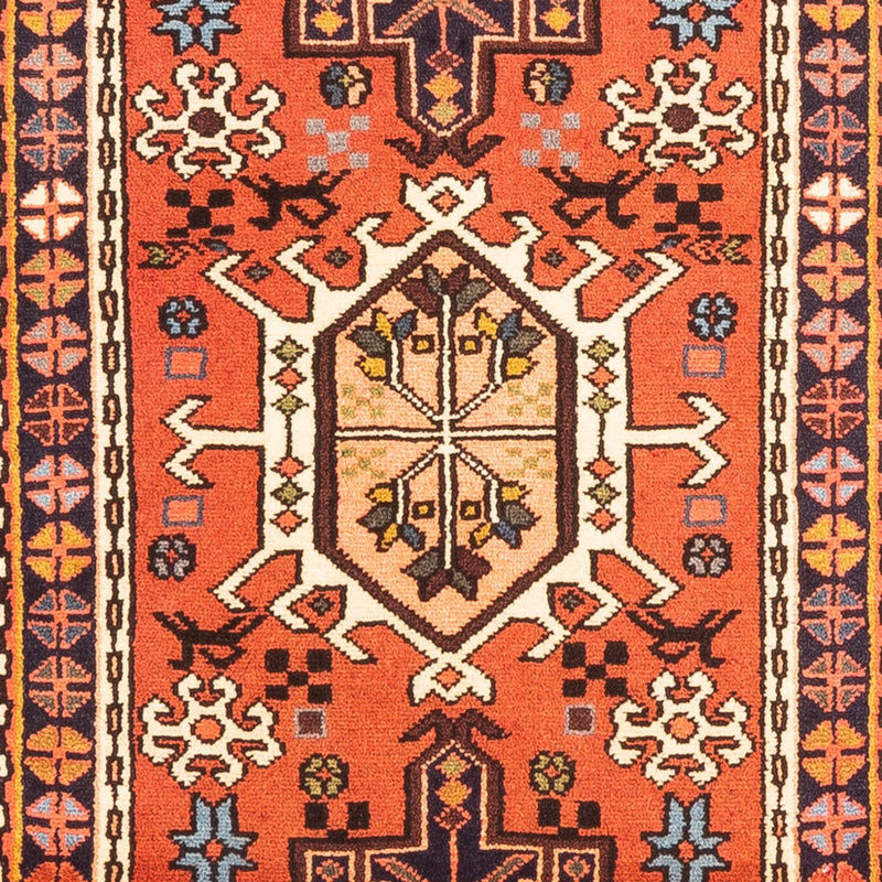 Tapis de couloir Tapis persan - Nomadic - 296 x 70 cm - rouge