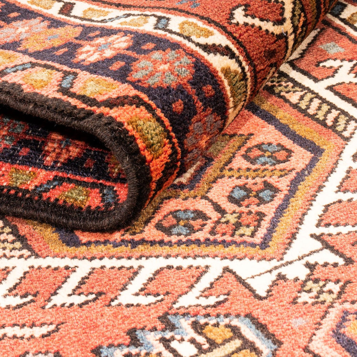 Tapis de couloir Tapis persan - Nomadic - 287 x 72 cm - rouge