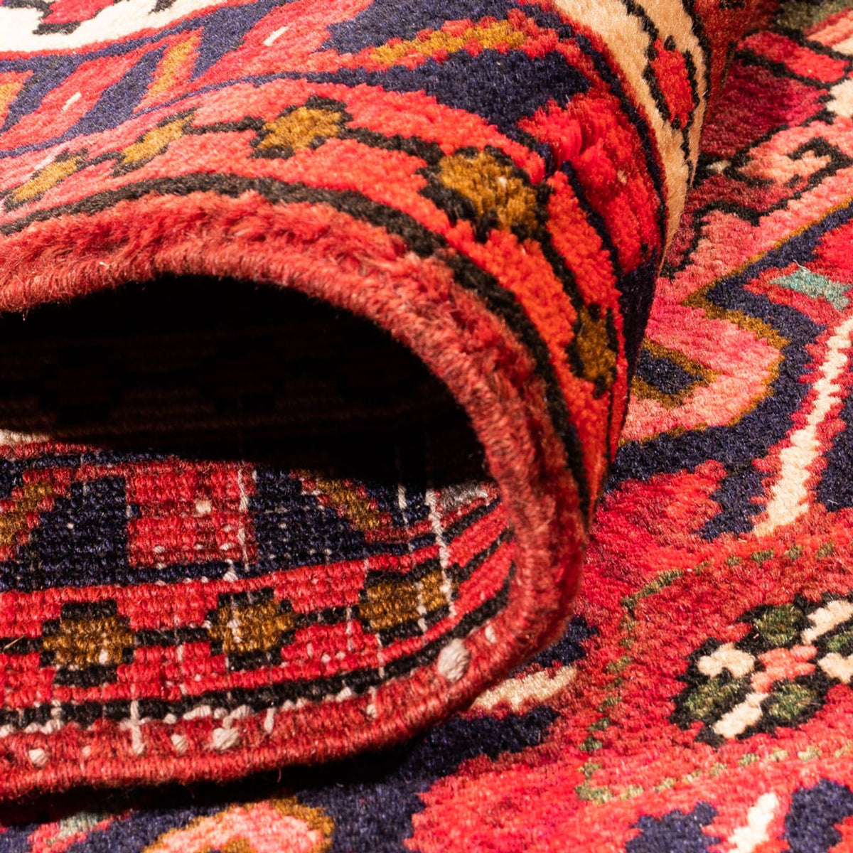 Tapis de couloir Tapis persan - Nomadic - 290 x 73 cm - rouge