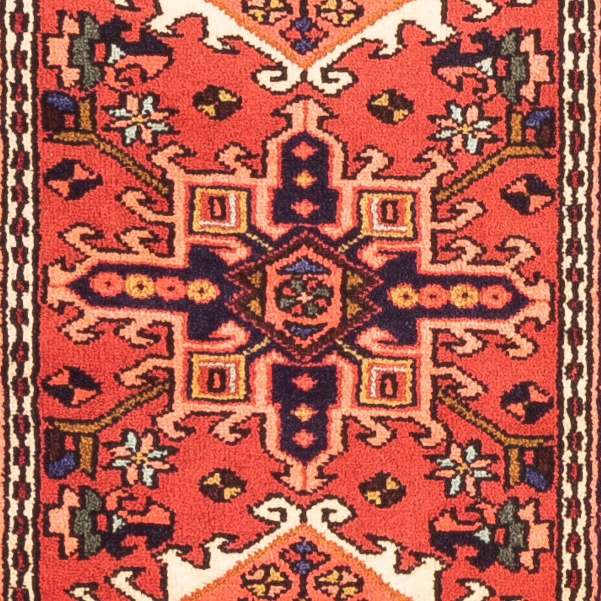 Tapis de couloir Tapis persan - Nomadic - 295 x 62 cm - rouge