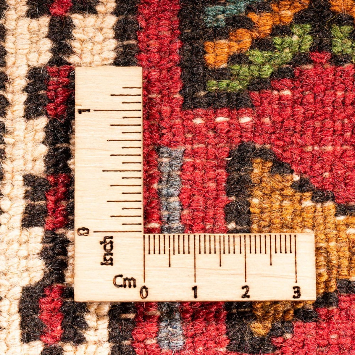 Tapis de couloir Tapis persan - Nomadic - 295 x 73 cm - rouge