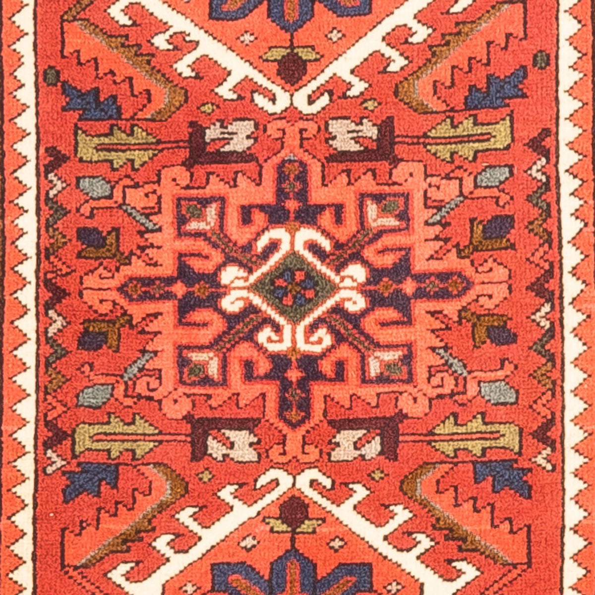 Tapis de couloir Tapis persan - Nomadic - 274 x 70 cm - rouge