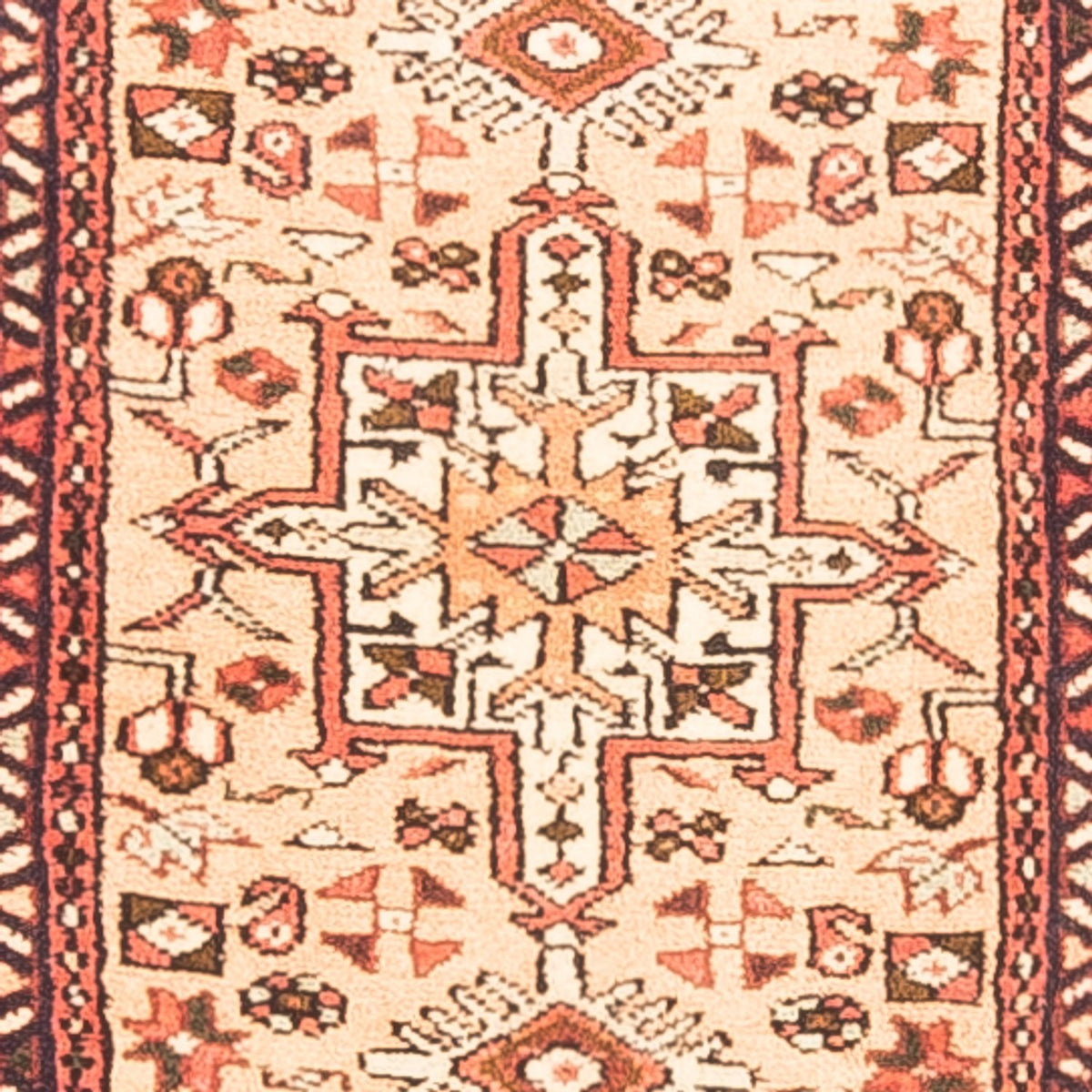 Tapis de couloir Tapis persan - Nomadic - 322 x 58 cm - crème