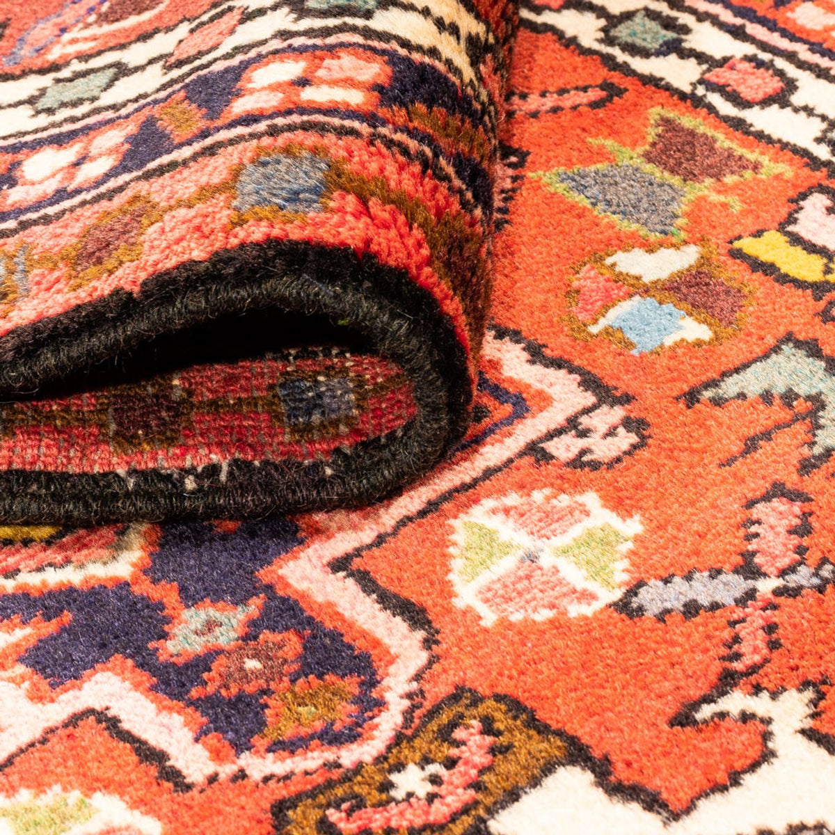 Tapis de couloir Tapis persan - Nomadic - 292 x 72 cm - rouge