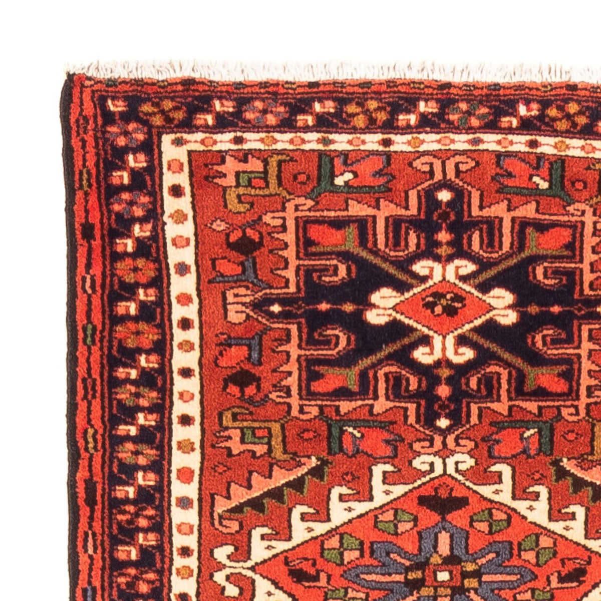Tapis de couloir Tapis persan - Nomadic - 202 x 70 cm - rouge