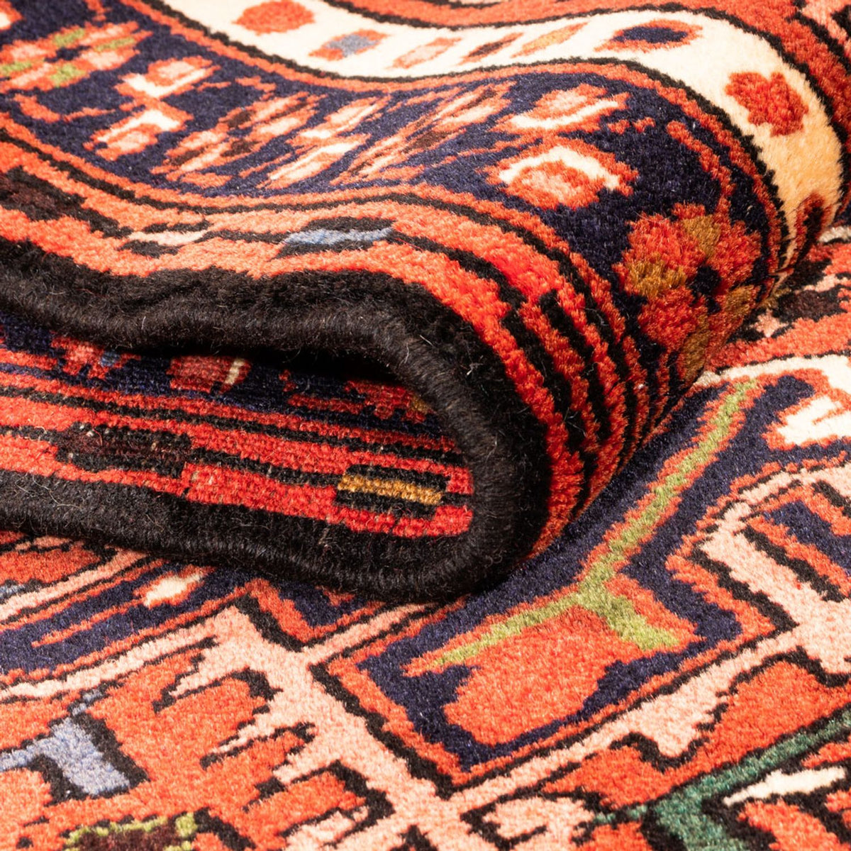 Tapis de couloir Tapis persan - Nomadic - 202 x 70 cm - rouge