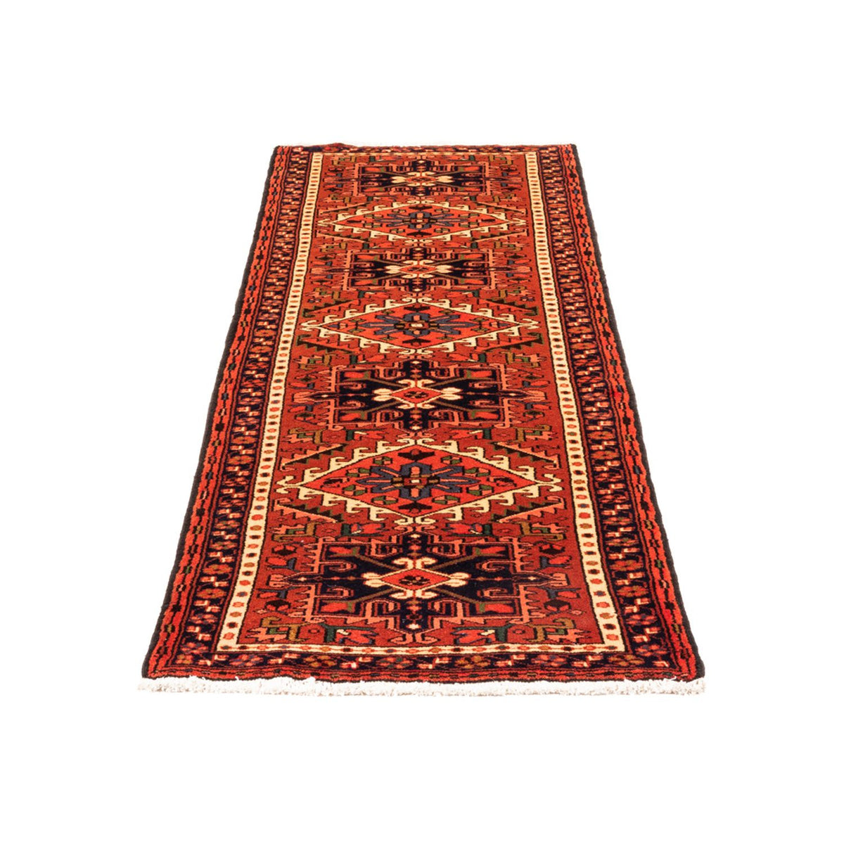 Tapis de couloir Tapis persan - Nomadic - 202 x 70 cm - rouge
