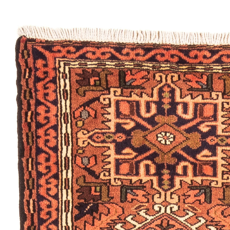 Tapis de couloir Tapis persan - Nomadic - 196 x 64 cm - rouge