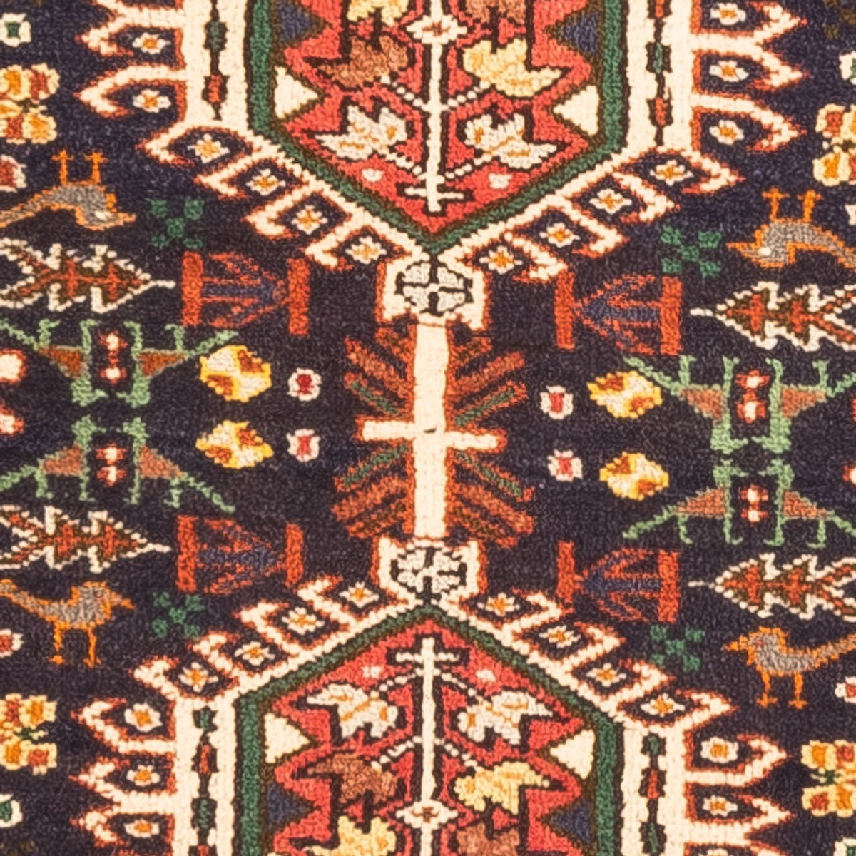 Tapis persan - Nomadic - 146 x 70 cm - bleu foncé