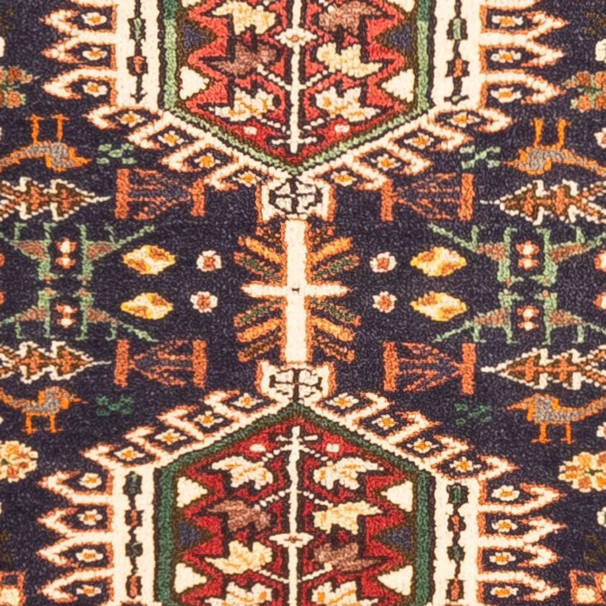 Tapis persan - Nomadic - 138 x 73 cm - rouge