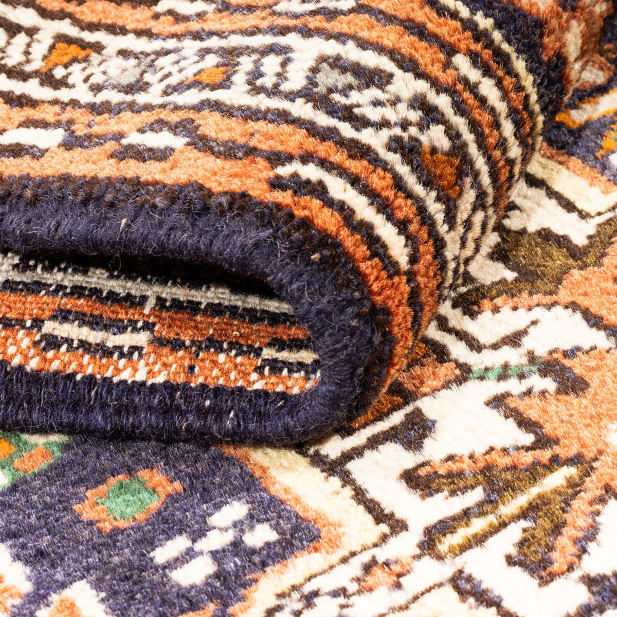 Tapis persan - Nomadic - 138 x 73 cm - rouge
