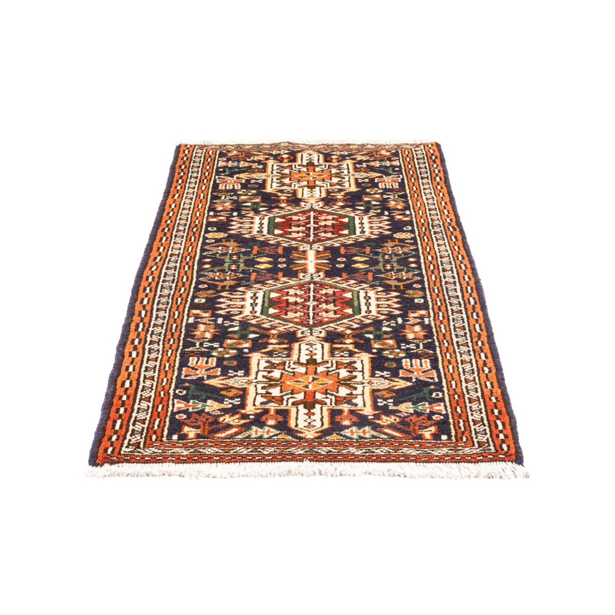 Tapis persan - Nomadic - 138 x 73 cm - rouge