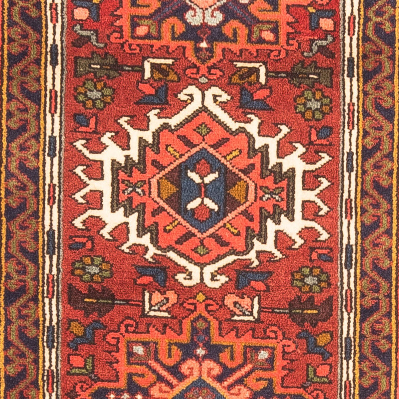 Tapis de couloir Tapis persan - Nomadic - 206 x 64 cm - rouge