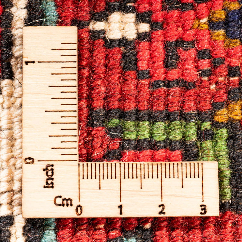 Tapis de couloir Tapis persan - Nomadic - 206 x 64 cm - rouge