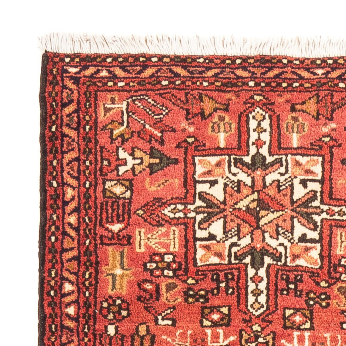 Tapis de couloir Tapis persan - Nomadic - 154 x 70 cm - rouge