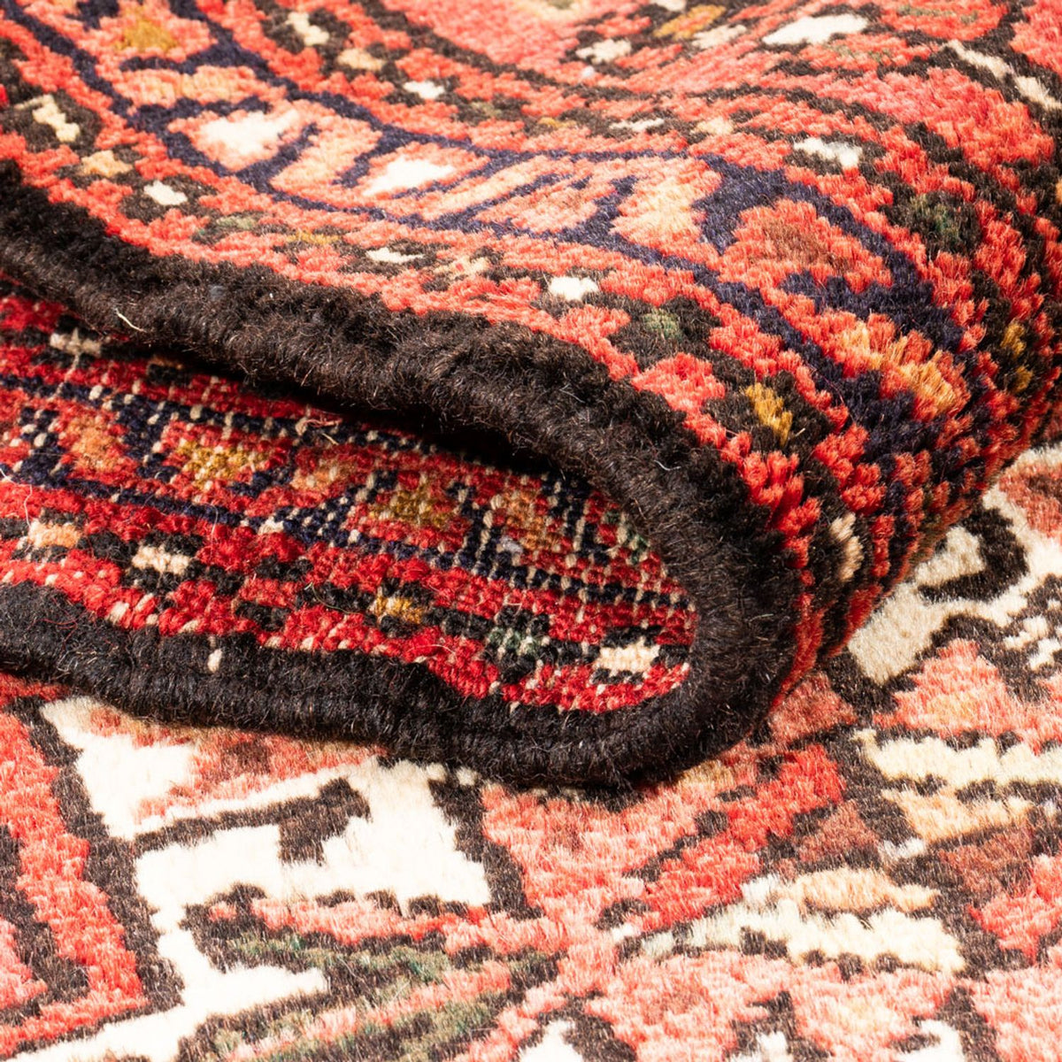 Tapis de couloir Tapis persan - Nomadic - 154 x 70 cm - rouge