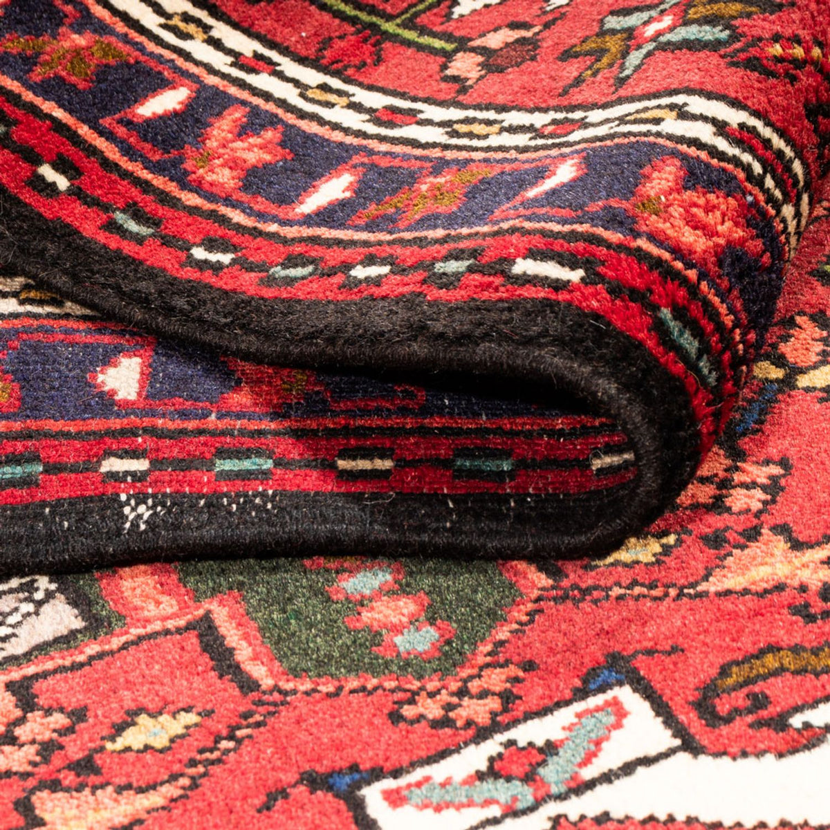 Tapis de couloir Tapis persan - Nomadic - 187 x 69 cm - rouge