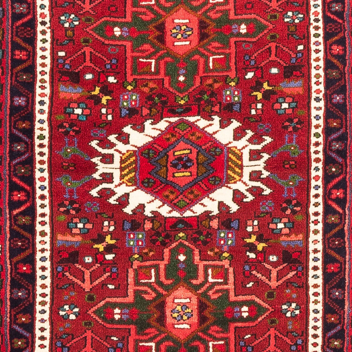 Tapis de couloir Tapis persan - Nomadic - 204 x 66 cm - rouge