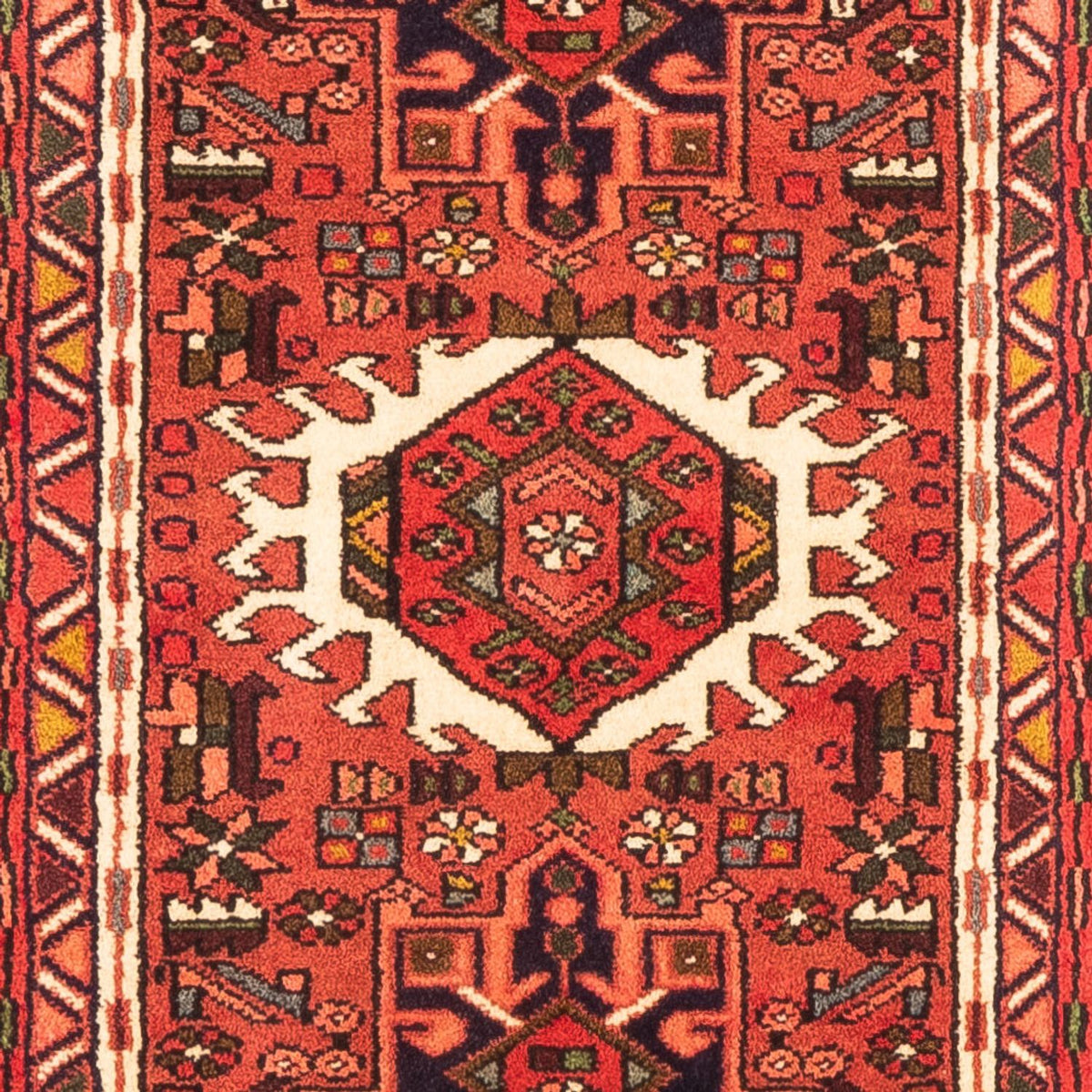 Tapis de couloir Tapis persan - Nomadic - 217 x 66 cm - rouge
