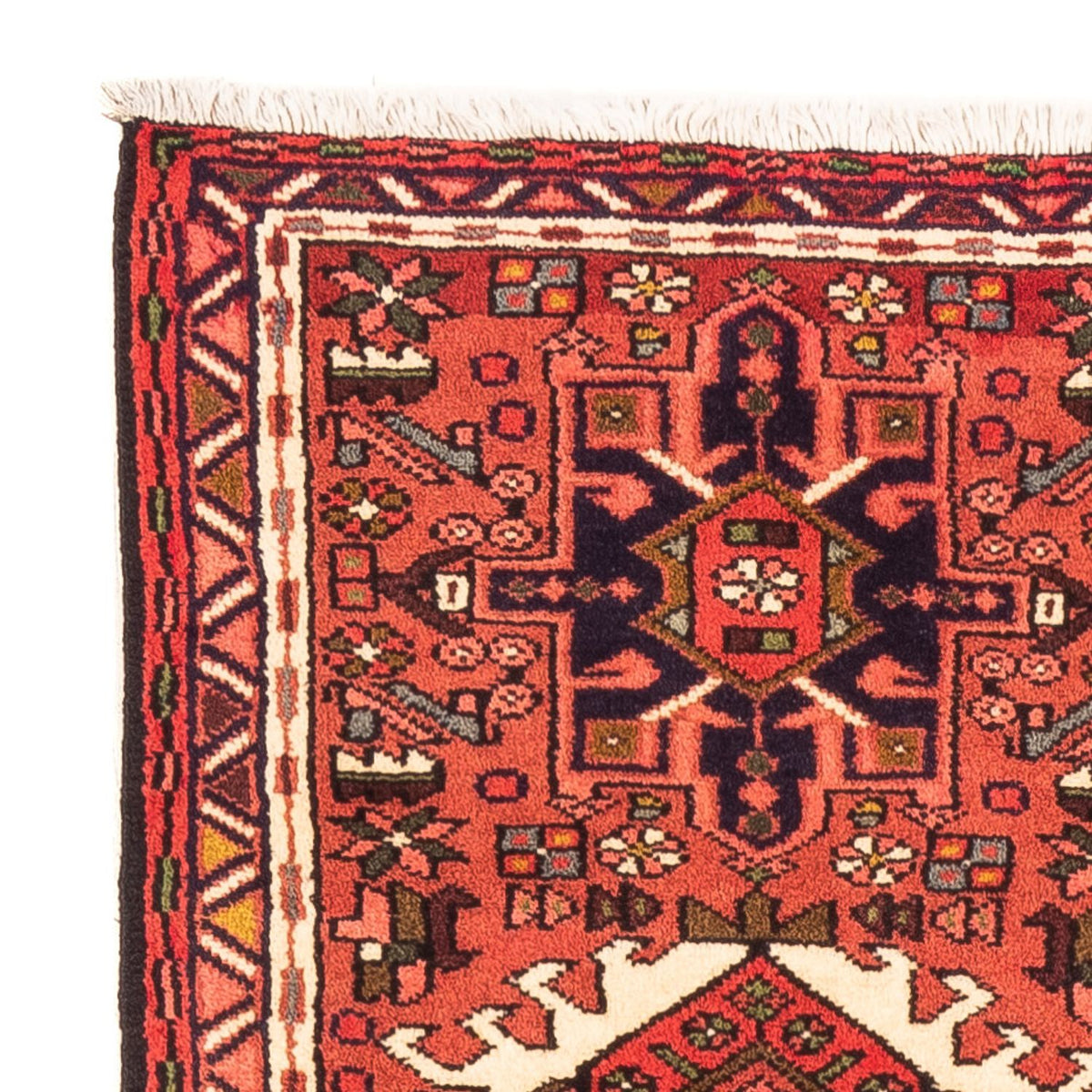 Tapis de couloir Tapis persan - Nomadic - 217 x 66 cm - rouge