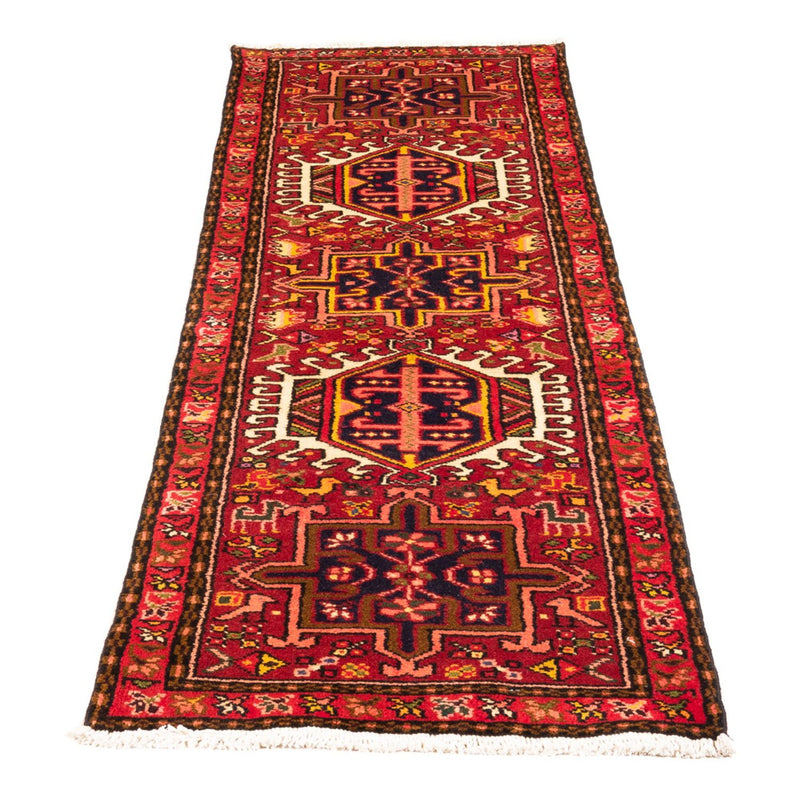 Tapis de couloir Tapis persan - Nomadic - 195 x 58 cm - rouge