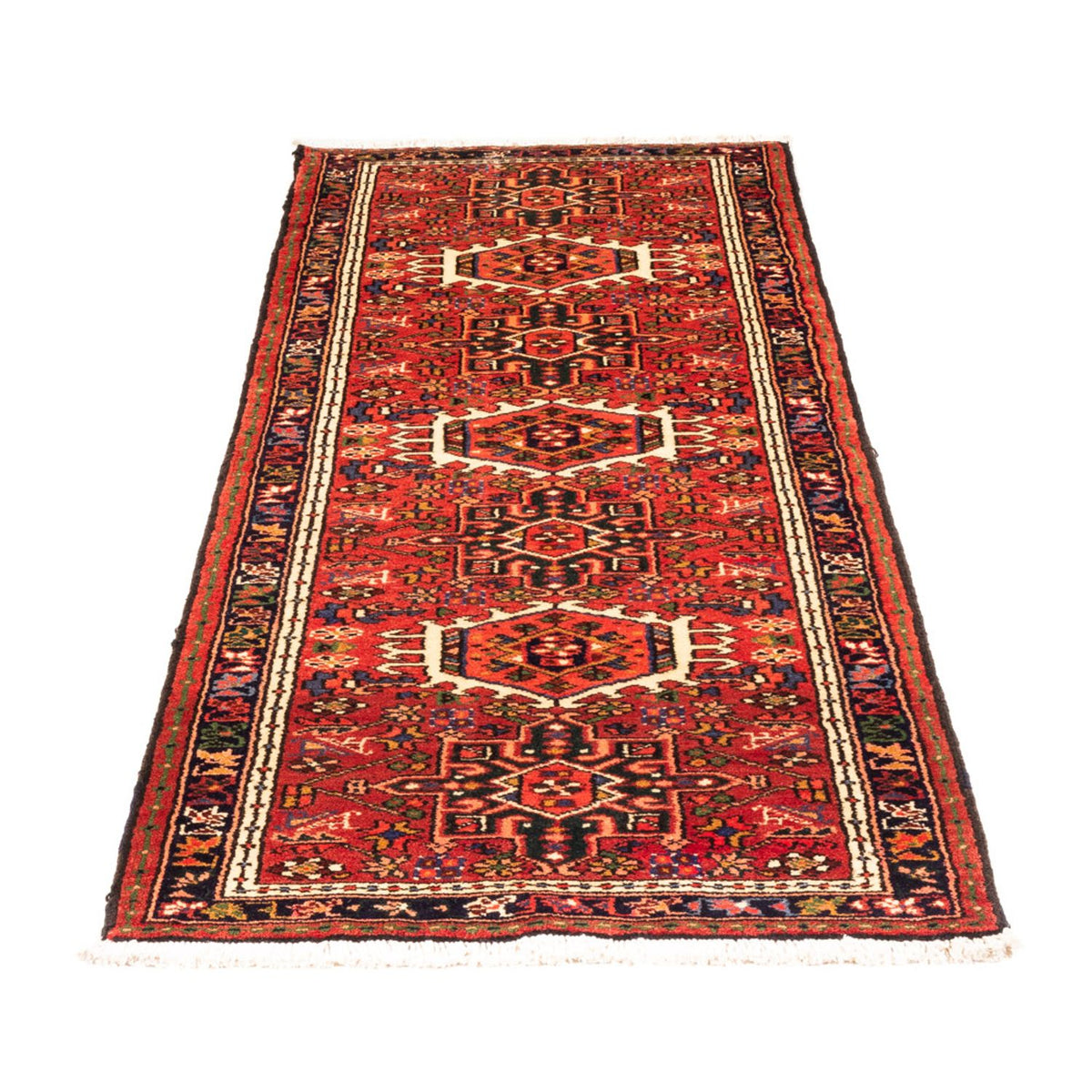 Tapis de couloir Tapis persan - Nomadic - 192 x 67 cm - rouge