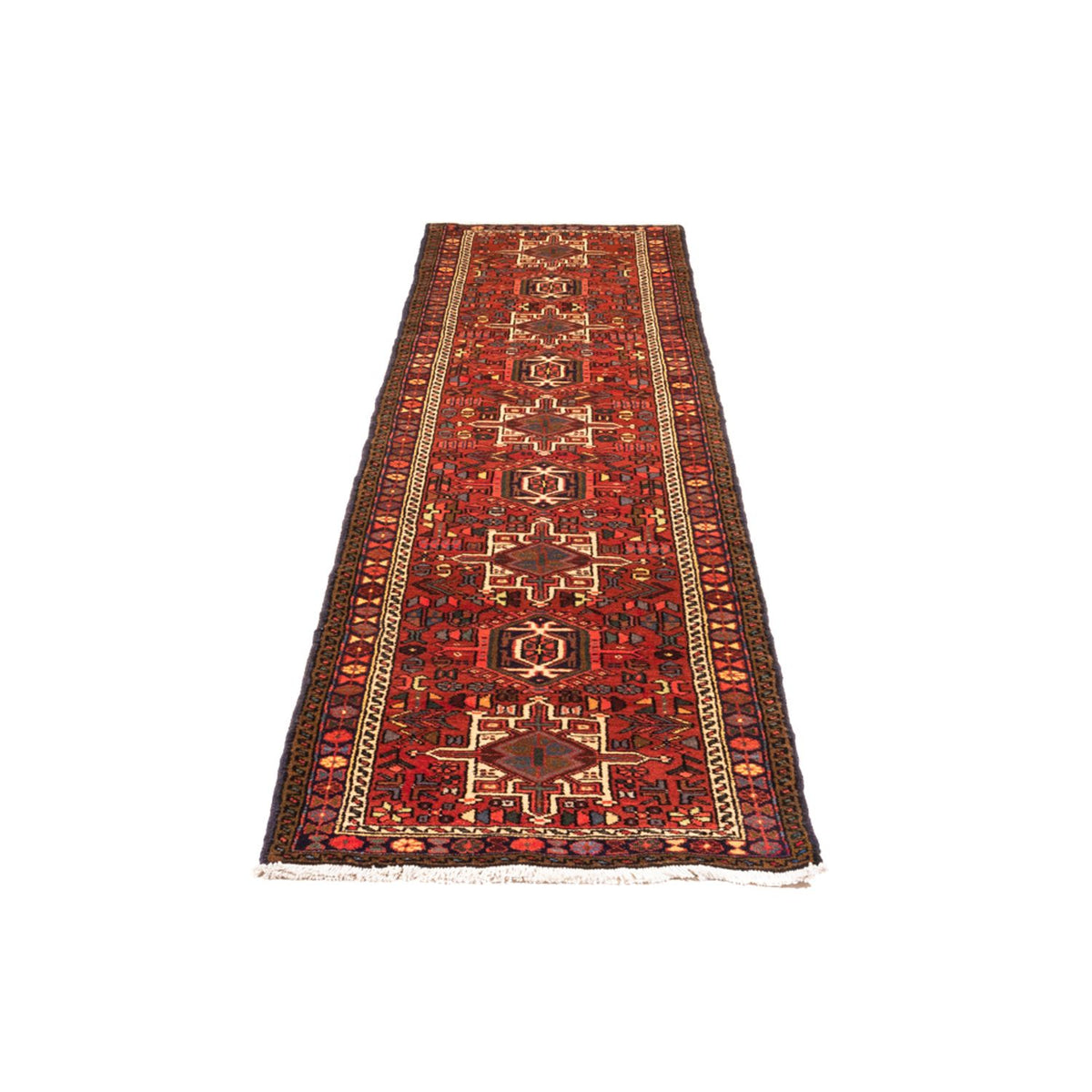Tapis de couloir Tapis persan - Nomadic - 276 x 67 cm - rouge